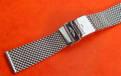 breitling ocean classic bracelet removal|Breitling watch mesh strap.